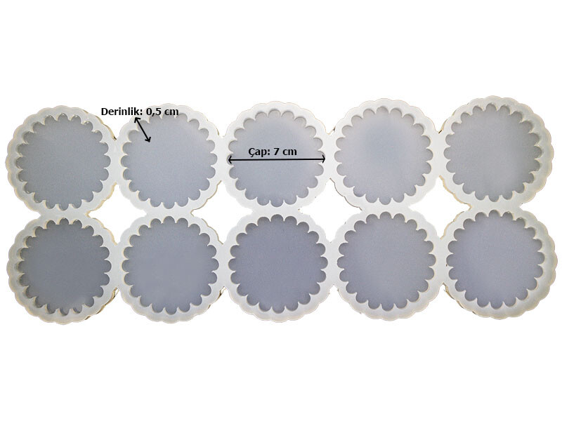 10'lu Güneş Model Magnet Epoksi Kalıbı EPK-713 - 2