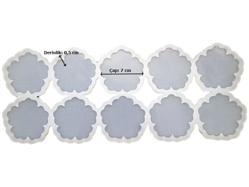 10'lu Katalina Model Magnet Epoksi Kalıbı EPK-714 - 2