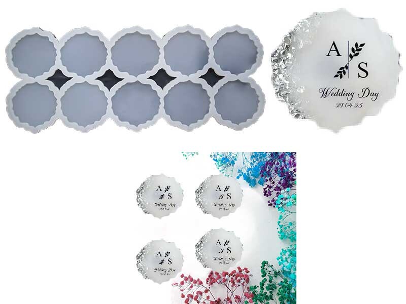 10'lu Tırtıklı Magnet Epoksi Kalıbı EPK-564 - Kimyacınız