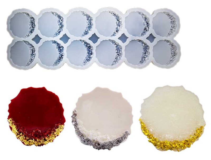 12'li Taş Kırığı Magnet Epoksi Kalıbı EPK-565 - Kimyacınız