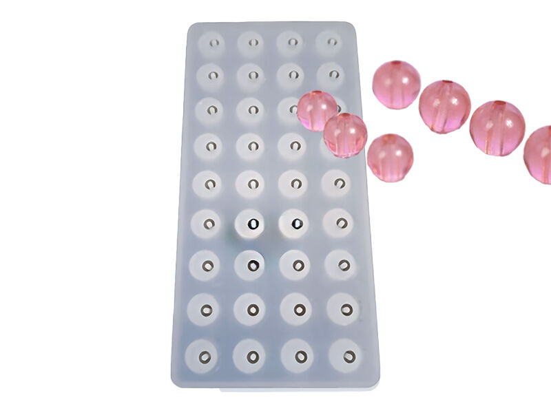 36'lı 12 MM Tesbih Boncuğu Epoksi Kalıbı EPK-8068 - 1