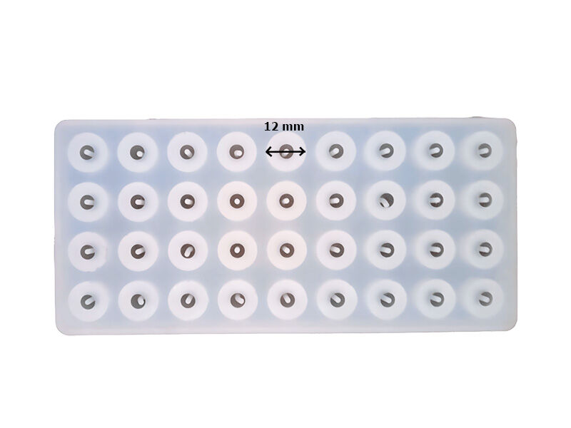 36'lı 12 MM Tesbih Boncuğu Epoksi Kalıbı EPK-8068 - 2