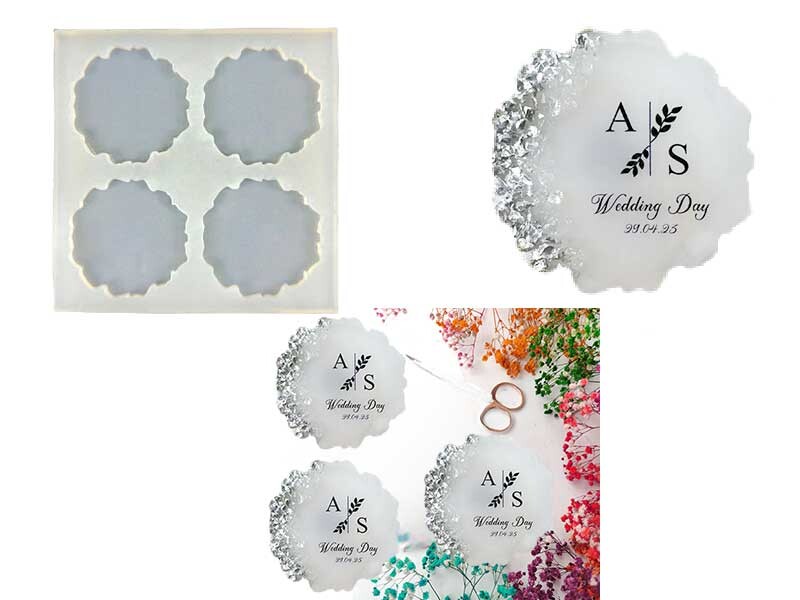 4'lü Tırtıklı Magnet Epoksi Kalıbı EPK-331 - Kimyacınız