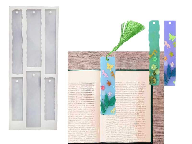 6'lı Tırtıklı Kitap Ayracı Epoksi Kalıbı EPK-401 - 1