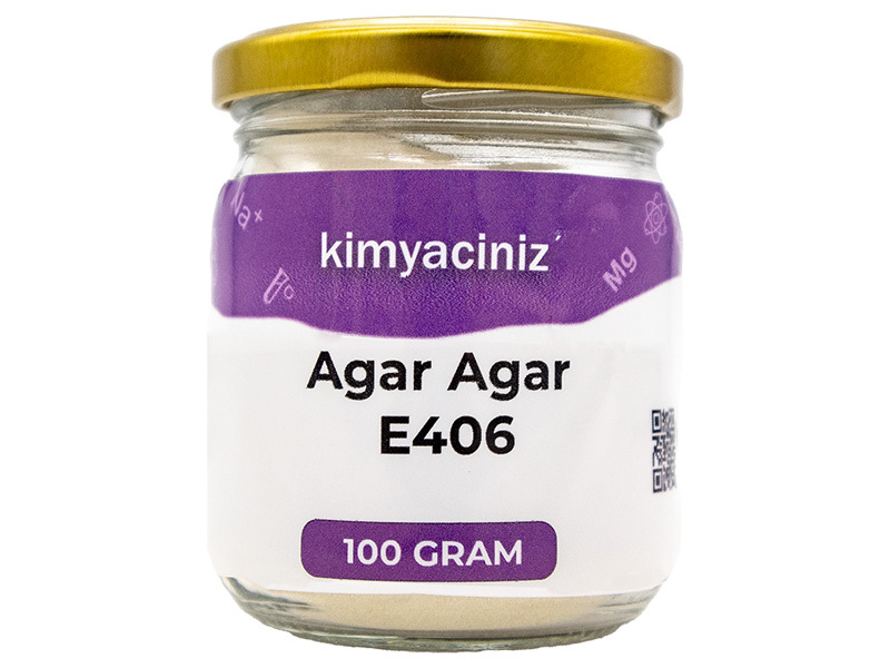 Agar Agar E406 100 Gram - Kimyacınız