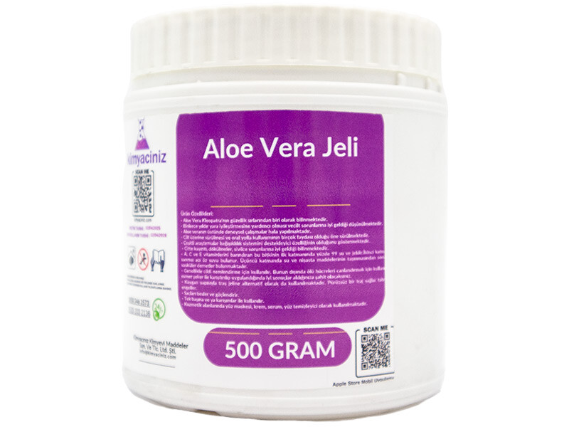 Aloe Vera Jeli 500 GR - Kimyacınız