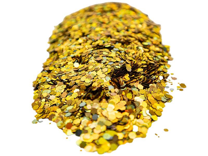 Altın Sarısı Glitter Sim Epoksi Süsleme Aksesuarı 100 GR - 2
