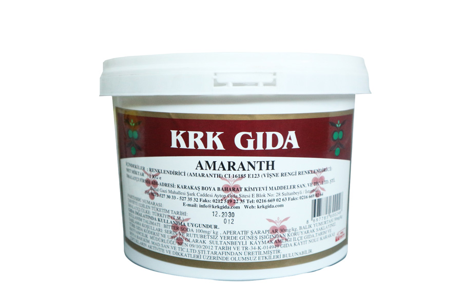 Amaranth E123 Vişne Gıda Boyası 1 KG - 1