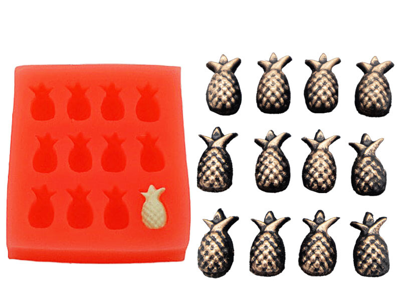 Ananas Silikon Mum Kalıbı M-160 - 1