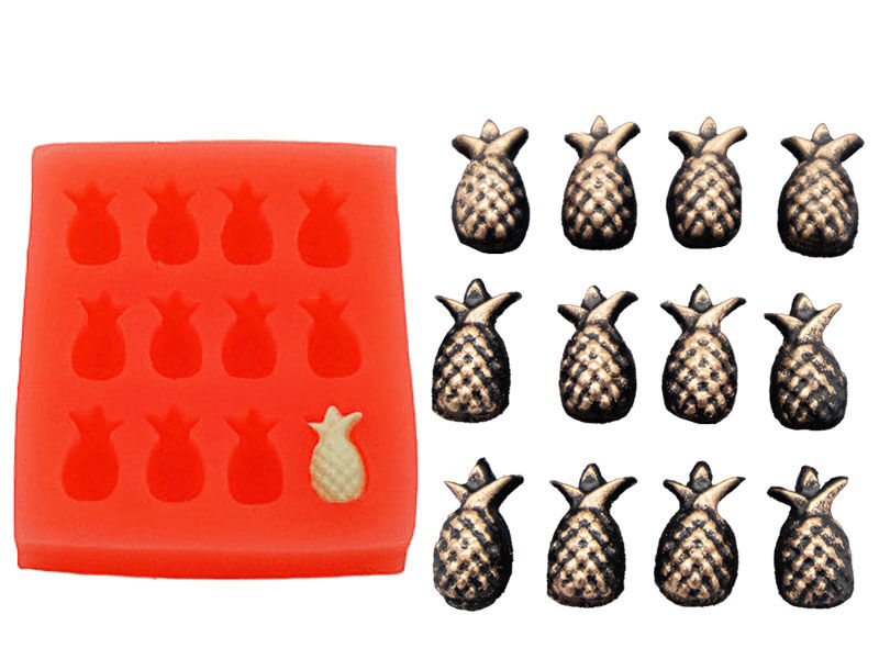 Ananas Silikon Mum Kalıbı M-160 - 1