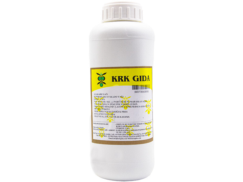 Avakado Sabit Yağı 1 KG - KRK GIDA