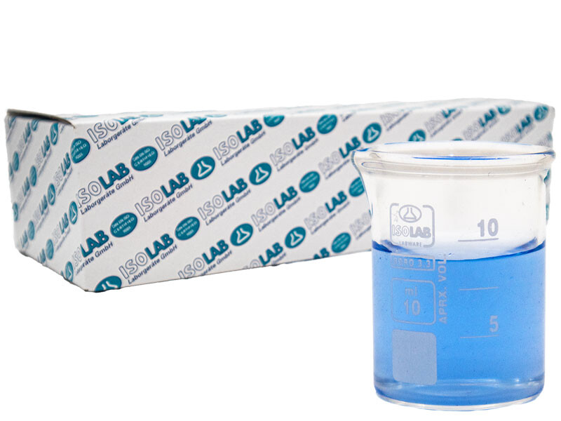 Beherglas Cam Beher 10 ML 10 Adet - Kimyacınız