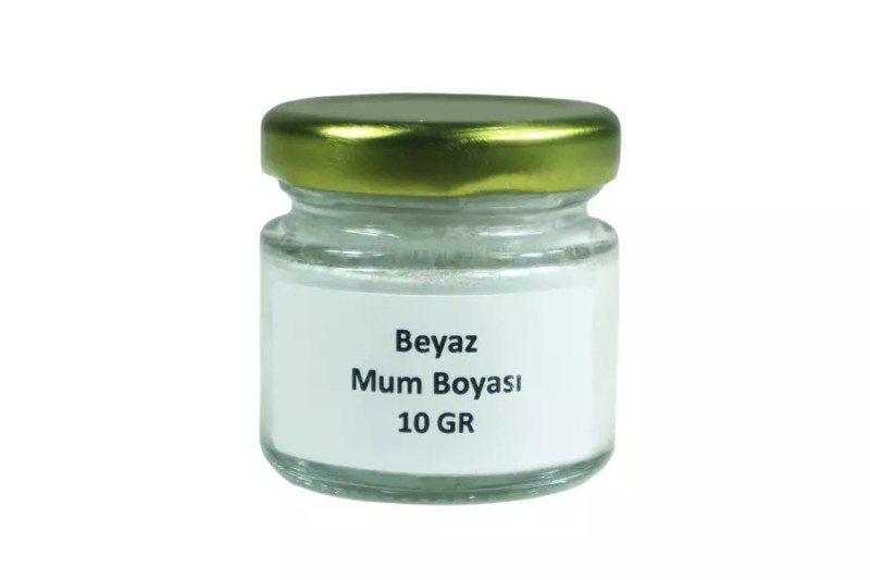 Beyaz Toz Mum Boyası 10 GR - Kimyacınız