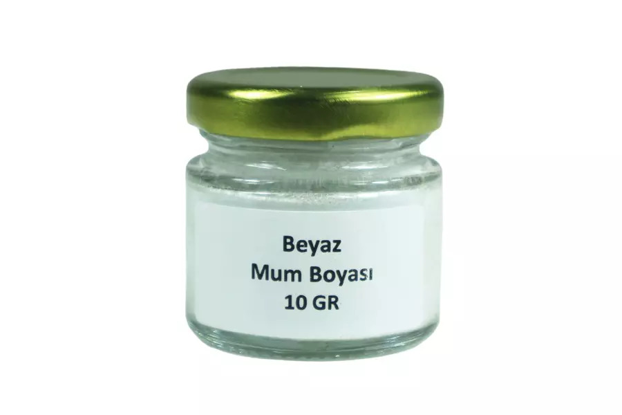 Beyaz Toz Mum Boyası 10 GR - 1