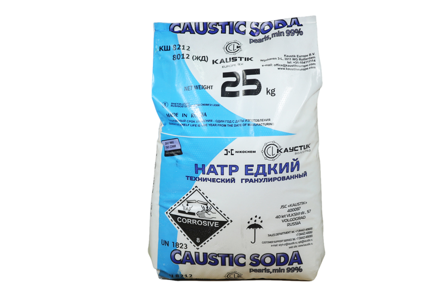 Boncuk Kostik Soda - Sodyum Hidroksit - Rus Kostik 25 KG