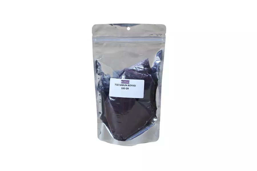 Bordo Toz Doğal Sabun Boyası 100 GR - 1