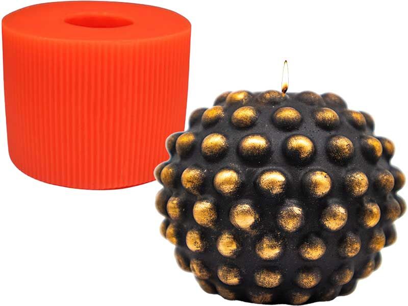 Bubble Küre Silikon Mum Kalıbı M-55 - 5
