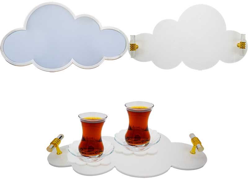Bulut Orta Boy Tepsi Epoksi Reçine Kalıbı EPK-448 - 1