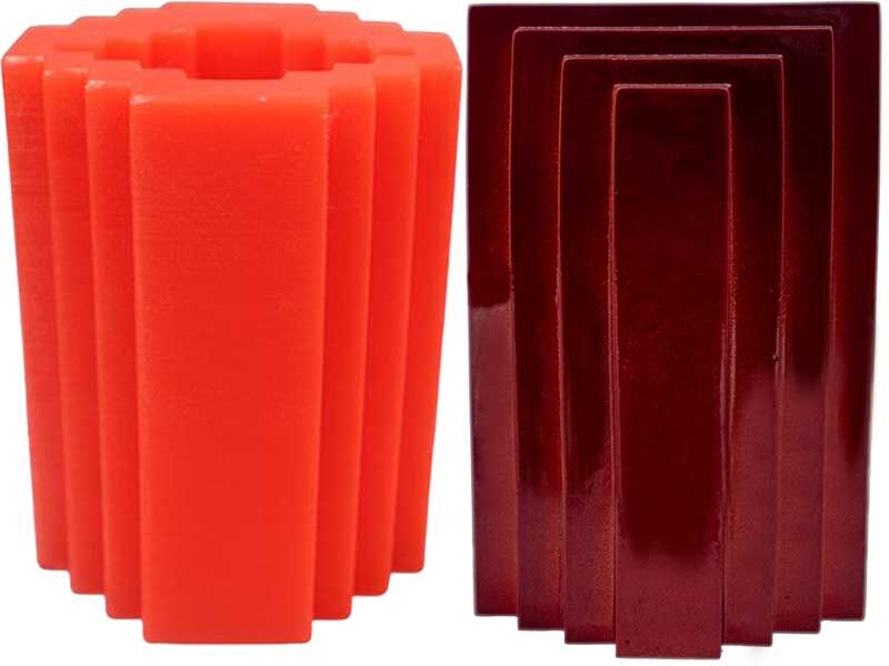Büyük Buz Dağı Silikon Mum Kalıbı M-40 - 1
