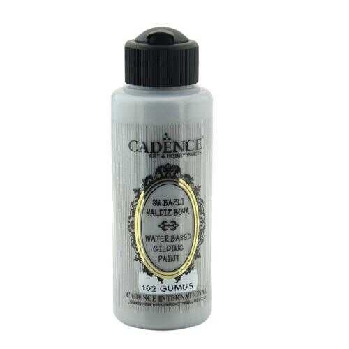 Cadence 102 Gümüş Yaldız Akrilik Boya 120 ML - Cadence