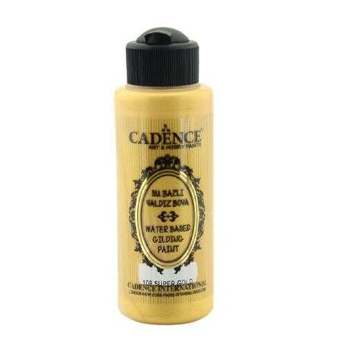 Cadence 108 Süper Gold Yaldız Akrilik Boya 120 ML - Cadence