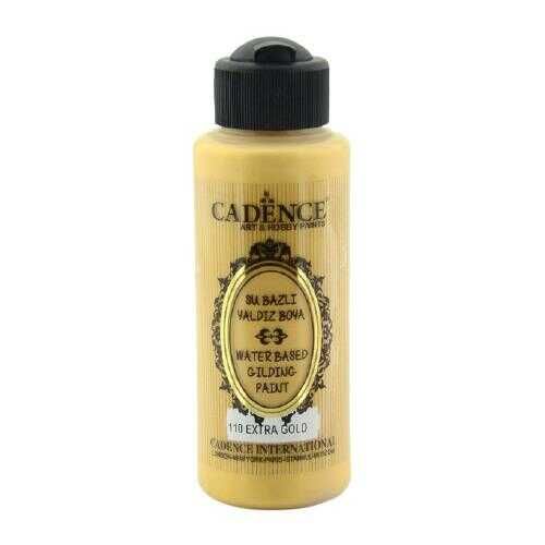 Cadence 110 Extra Gold Yaldız Akrilik Boya 120 ML - Cadence