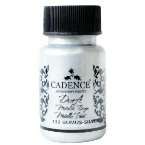 Cadence 132 Gümüş Dora Metalik Boya 50 ML - Cadence