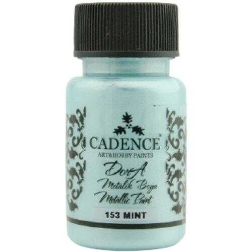 Cadence 153 Mint Dora Metalik Boya 50 ML - Cadence