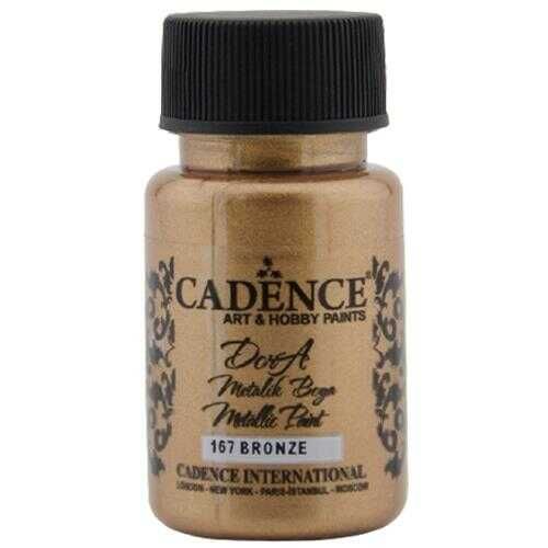 Cadence 167 Bronze Dora Metalik Boya 50 ML - Cadence