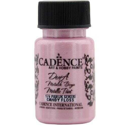 Cadence 176 Pamuk Şekeri Dora Metalik Boya 50 ML - Cadence