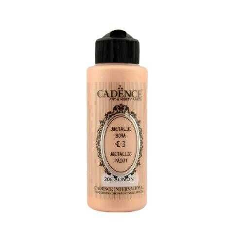 Cadence 208 Somon Metalik Sedefli Akrilik Boya 120 ML - Cadence