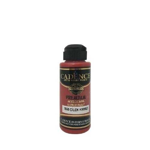 Cadence 7550 Çilek Kırmızı Premium Akrilik Boya 120 ML - 1