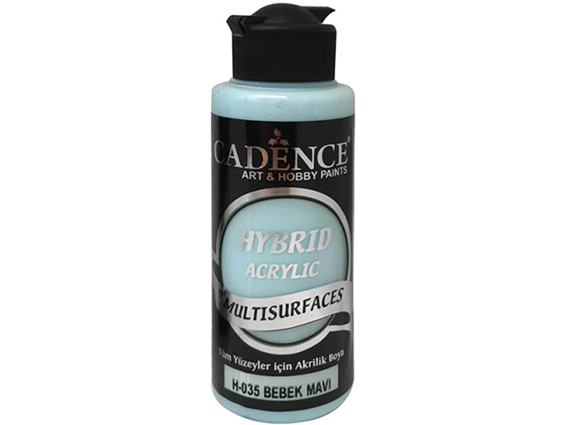 Cadence H-035 Bebek Mavi Hybrid Metalik Akrilik Boya 120 ML - Kimyacınız