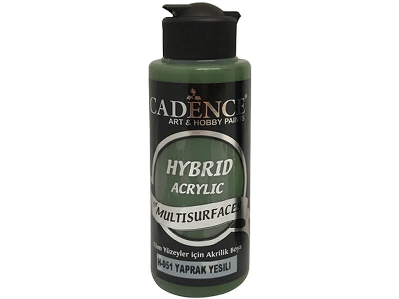 Cadence H-051 Yaprak Yeşili Hybrid Metalik Akrilik Boya 120 ML - 1