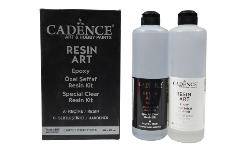 Cadence Resin Art Şeffaf Epoksi 500+500 ML - Cadence