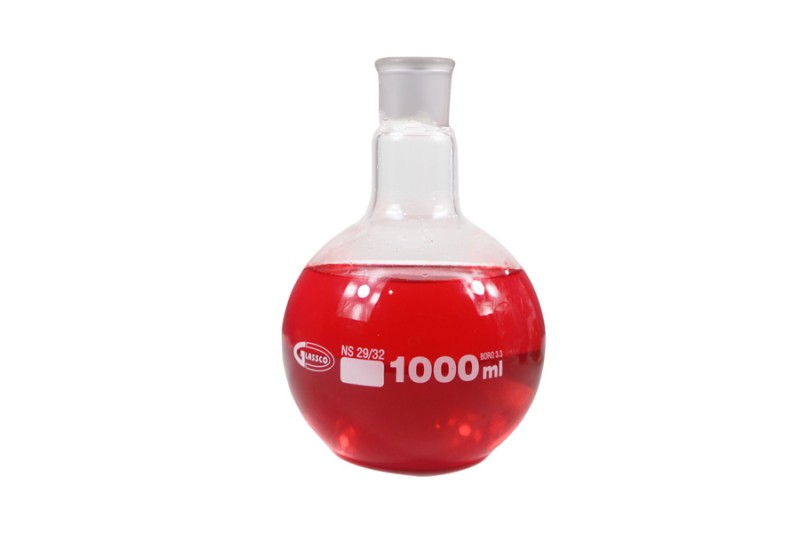 Kimyacınız - Cam Balon Dibi Düz 1000 ML