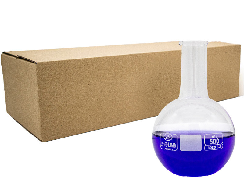 Cam Balon Dibi Düz 500 ML 10 Adet - Kimyacınız