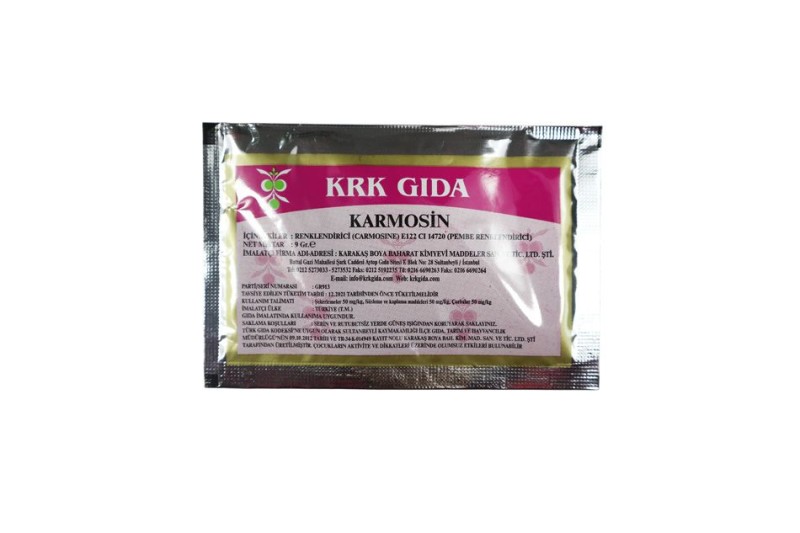 Carmoisine Pembe Gıda Boyası 9 GR - Kimyacınız