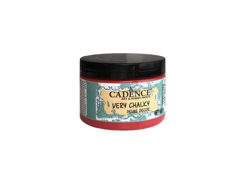 Cadence CH049 Very Chalky Home Decor Boya 150 ML Mercan Kırmızı - Cadence