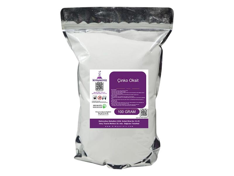 Çinko Oksit 100 GR - Kimyacınız