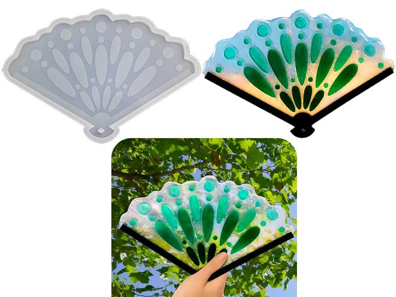 Damla Model Yelpaze Model Epoksi Reçine Kalıbı EPK-529 - 1