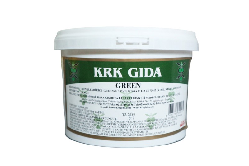 Dark Green E133 Yeşil Gıda Boyası 1 KG - Kimyacınız
