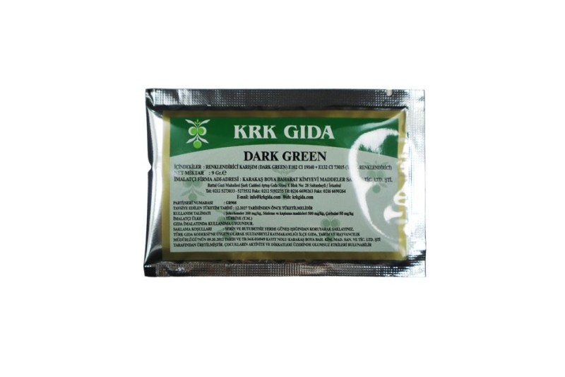 Dark Green Yeşil Gıda Boyası 9 GR - Kimyacınız