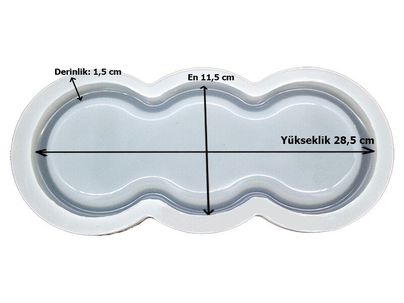 Dekoratif Terrazo Tabanlık Epoksi Kalıbı EPK-877 - 2