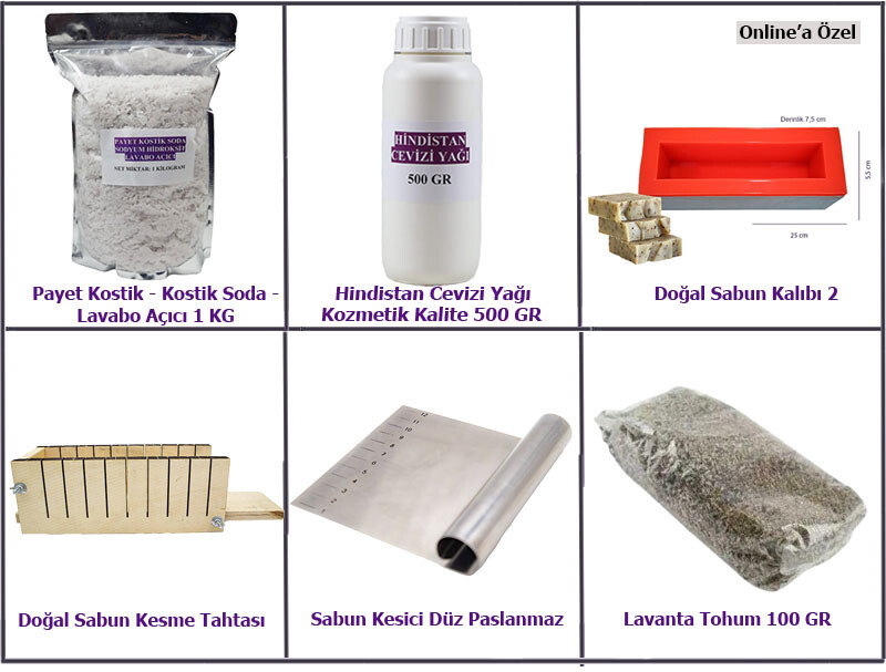 Doğal Sabun Yapım Seti - Kimyacınız