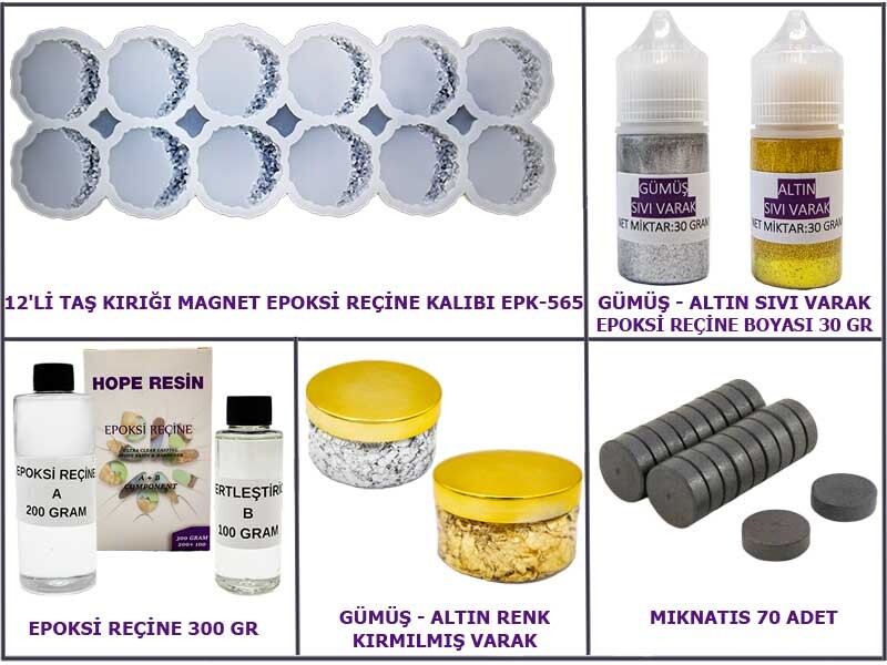 Epoksi Magnet Yapım Seti - Kimyacınız
