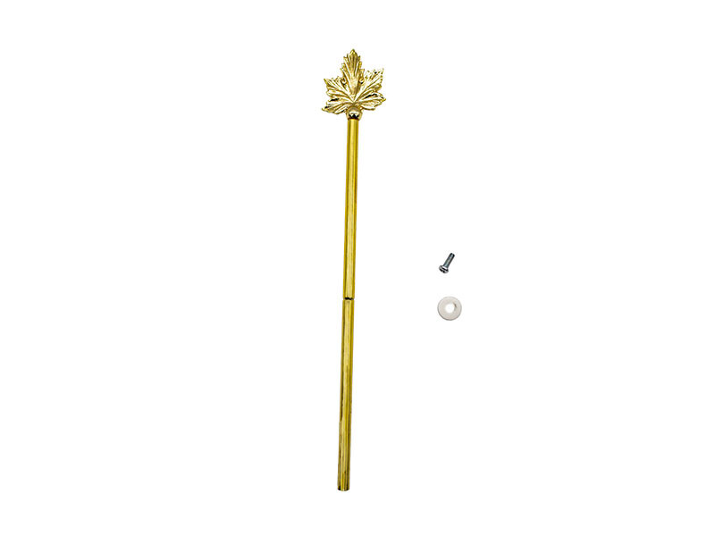 Epoksi Reçine Çınar Yaprağı Kek Standı Demiri Gold - 3