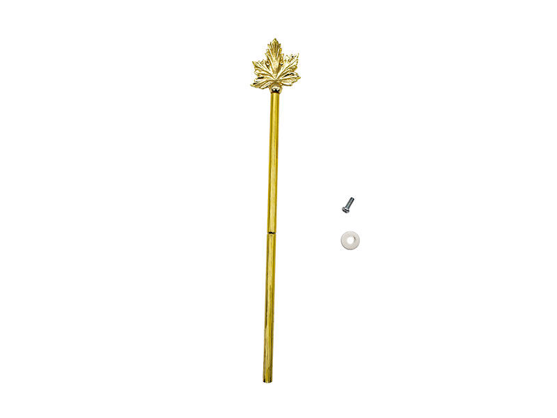 Epoksi Reçine Çınar Yaprağı Kek Standı Demiri Gold - 3