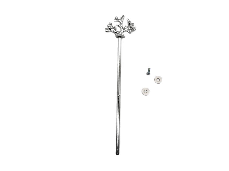 Epoksi Reçine Dallı Model Kek Standı Demiri Gümüş Renk - 3