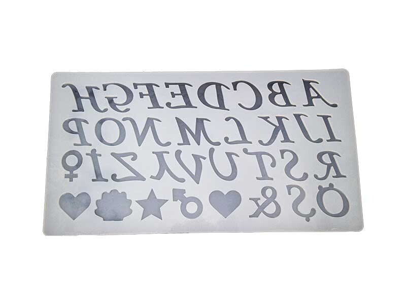 Epoksi Reçine El Yazısı Harf Kalıbı EPK-552 - Kimyacınız